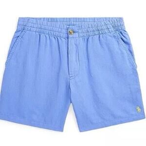 New Polo Ralph Lauren Prepster Shorts sz 14 Flat Front Linen Blend Shorts